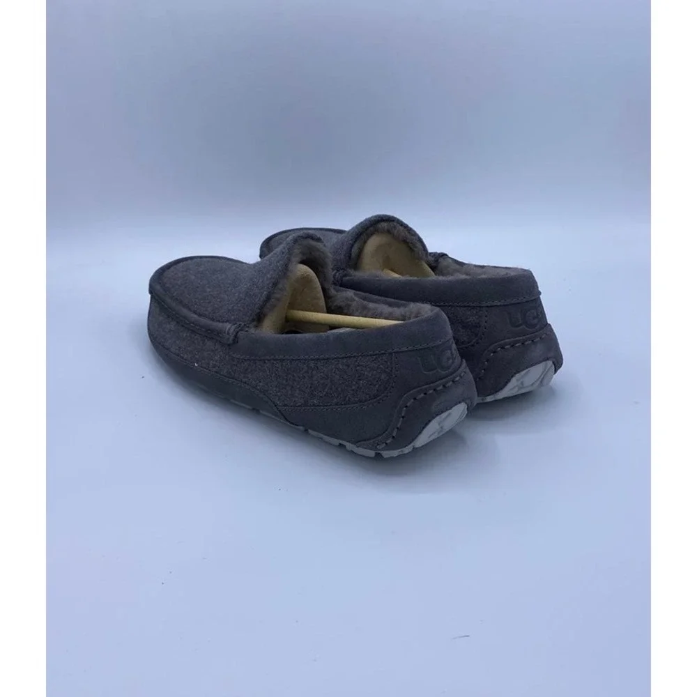 8M - [NEW] UGG Ascot Wool Men's Slipper‎ Grey 1103890